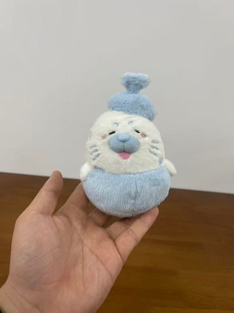 Custom blue bird plush toy mascot design