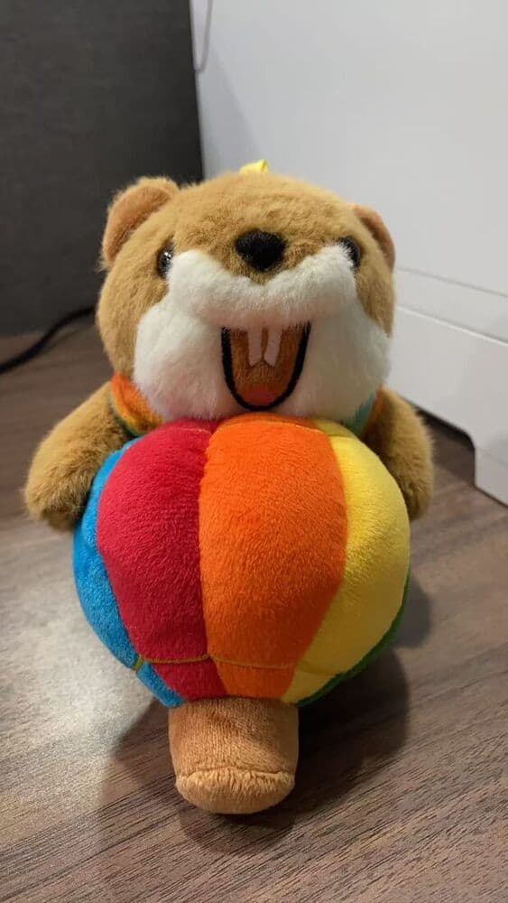 Custom round ball-shaped plush toy character